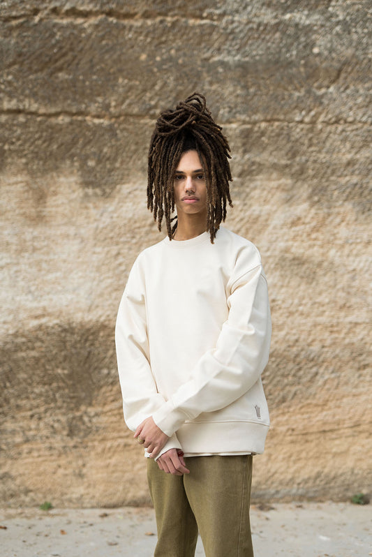 ROUND / écru - unisexe - bio