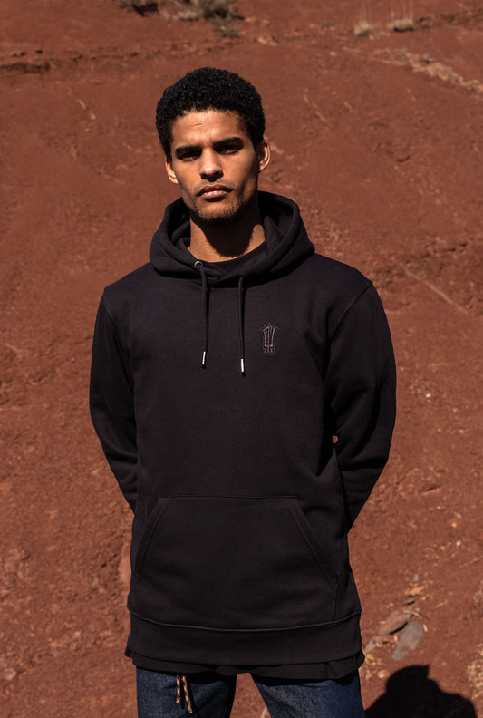 DROP 1 / CRESTHOOD - noir - unisexe - bio